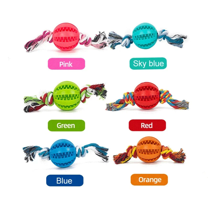 "Get It Today! Interactive Dog Chew Toy Ball - Fun & Dental Care in One!"