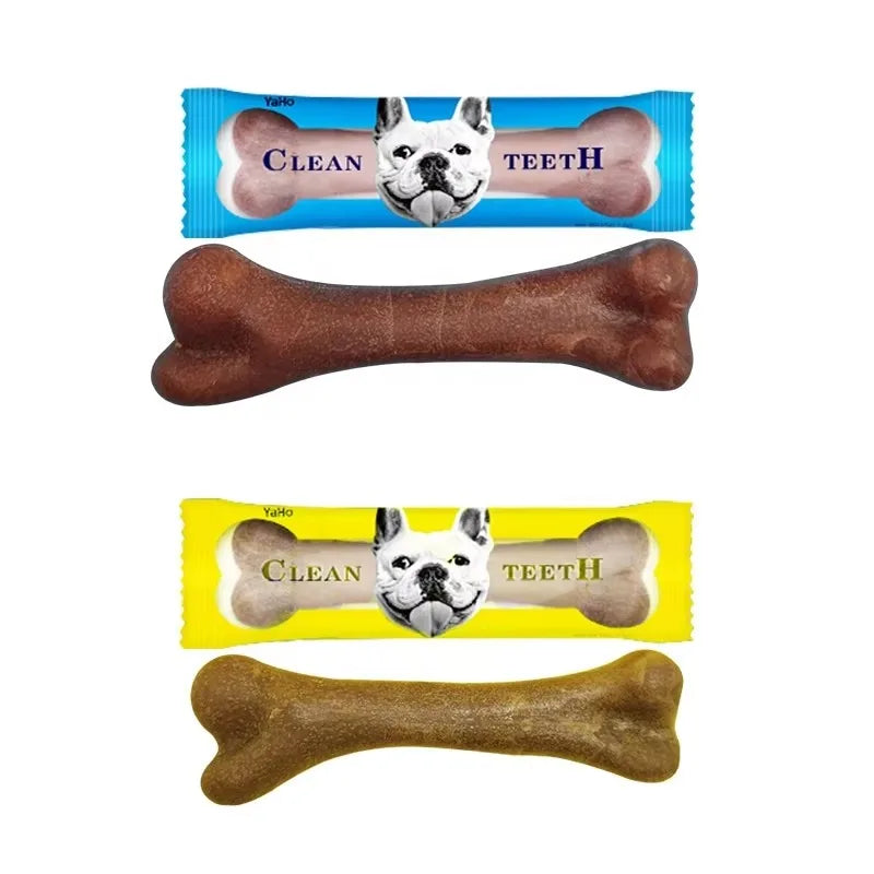 Dog Chewing Beef Flavored Bone Stick Wear Resistant and Anti Bite Teeth Cleaning Pet Toys Dog Training Snacks Toy Pet Supplies