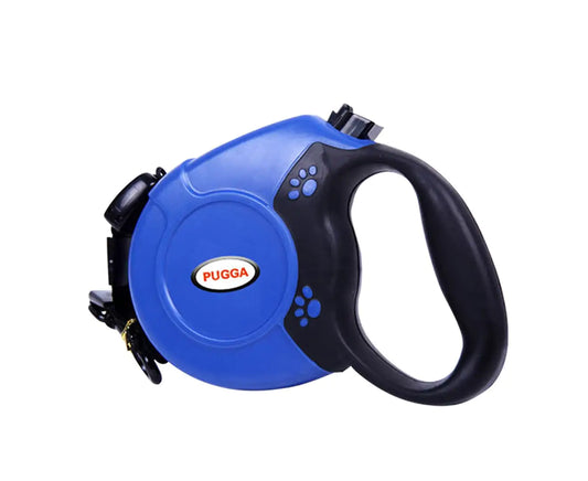 High Quality Extendable Retractable 8M Pet Dog Training Lead Leash Hold Max 50KG Blue